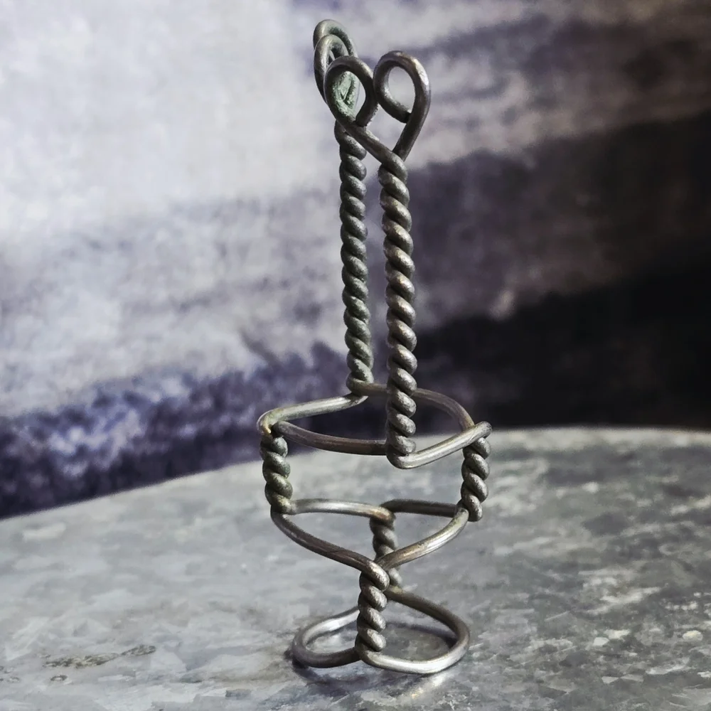 COMING SOON Vintage Twisted Wire Egg Holder / Egg Cup Stand Rustic Farmhouse Kit